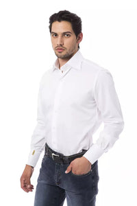 Thumbnail for Elegant Monogram Embroidered Cotton Shirt