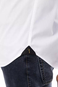 Thumbnail for Elegant Monogram Embroidered Cotton Shirt