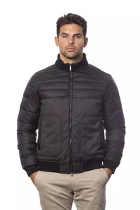 Thumbnail for Sleek Gray Bomber Jacket for Men