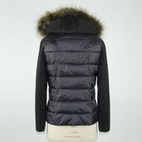 Thumbnail for Chic Murmasky Fur-Trimmed Black Jacket