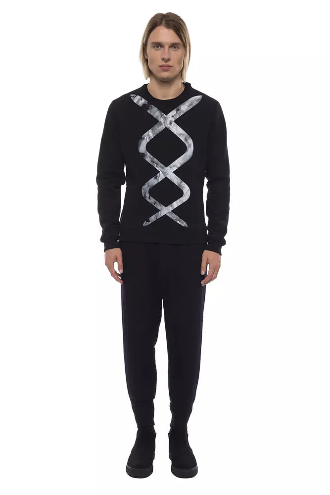 Chic Monochrome Cotton Sweatshirt