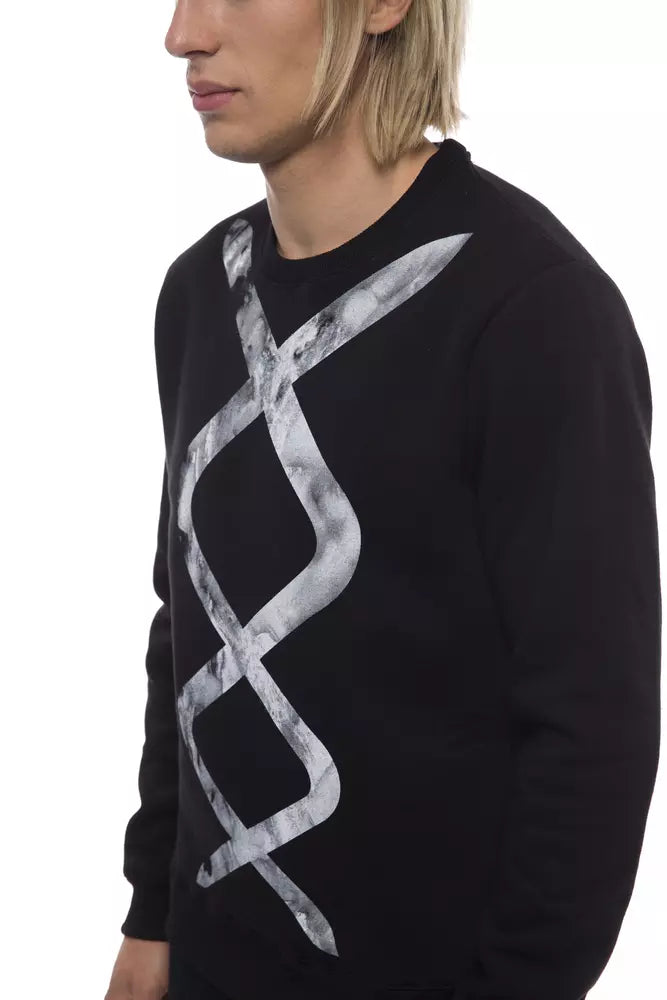 Chic Monochrome Cotton Sweatshirt