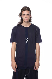 Thumbnail for Chic Oversized Round Neck Logo Tee