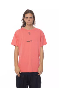 Thumbnail for Elegant Pink Round Neck Cotton Tee