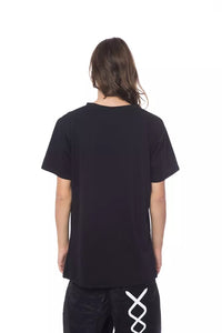 Thumbnail for Elegant Black Round Neck Cotton Tee