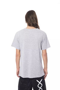 Thumbnail for Sleek Gray Round Neck Cotton Tee