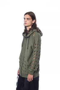 Thumbnail for Oversized Hooded Fleece - Army Zip Comfort