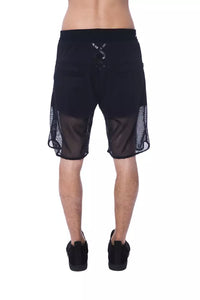Thumbnail for Elevate Your Style with Chic Transparent-Panel Shorts