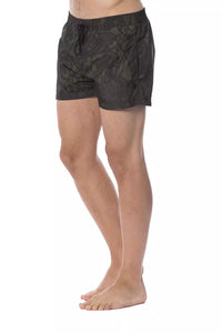 Thumbnail for Sleek Army Printed Men's Swimsuit