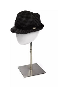 Thumbnail for Elegant Black Wool Blend Hat