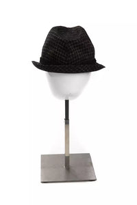 Thumbnail for Elegant Black Wool Blend Hat
