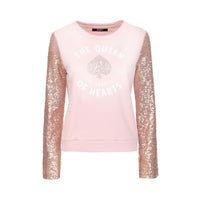 Thumbnail for Elegant Pink Long Sleeve Crewneck