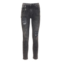 Thumbnail for Elegant Black Denim Trousers