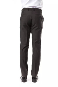 Thumbnail for Elegant Gray Woolen Suit Pants - Drop 7