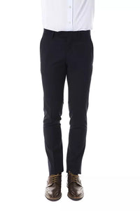 Thumbnail for Elegant Gray Woolen Suit Pants - Drop 8 Cut