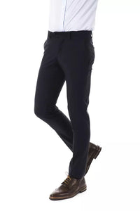 Thumbnail for Elegant Gray Woolen Suit Pants - Drop 8 Cut