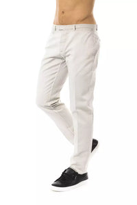 Thumbnail for Elegant Gray Casual Cotton Pants