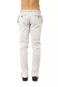 Thumbnail for Elegant Gray Casual Cotton Pants
