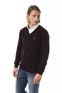 Thumbnail for Embroidered V-Neck Merino Wool Sweater
