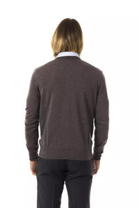 Thumbnail for Exquisite V-Neck Embroidered Merino Sweater