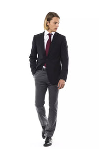 Thumbnail for Elegant Wool Two-Button Men's Blazer