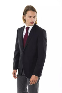 Thumbnail for Elegant Wool Two-Button Men's Blazer