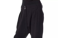 Thumbnail for Elegant Oversized Black Trousers