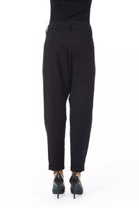 Thumbnail for Elegant Oversized Black Trousers