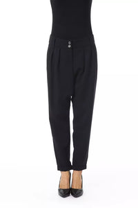Thumbnail for Elegant Oversized Black Trousers