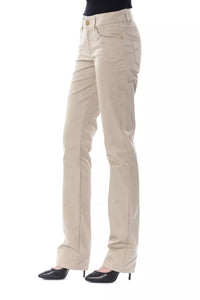 Thumbnail for Elegant Beige Cotton Trousers