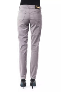 Thumbnail for Chic Gray Cotton Blend Pants