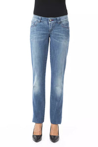 Thumbnail for Chic Blue Regular Fit Denim Elegance