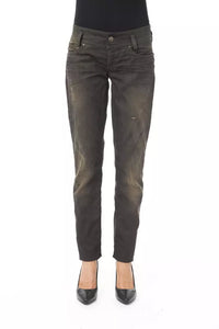 Thumbnail for Sleek Black Washed Effect Jeans