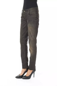 Thumbnail for Sleek Black Washed Effect Jeans
