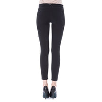 Thumbnail for Elegant Black Skinny Pants with Zip Closure