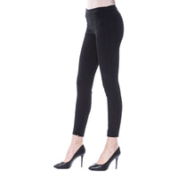 Thumbnail for Elegant Black Skinny Pants with Zip Closure