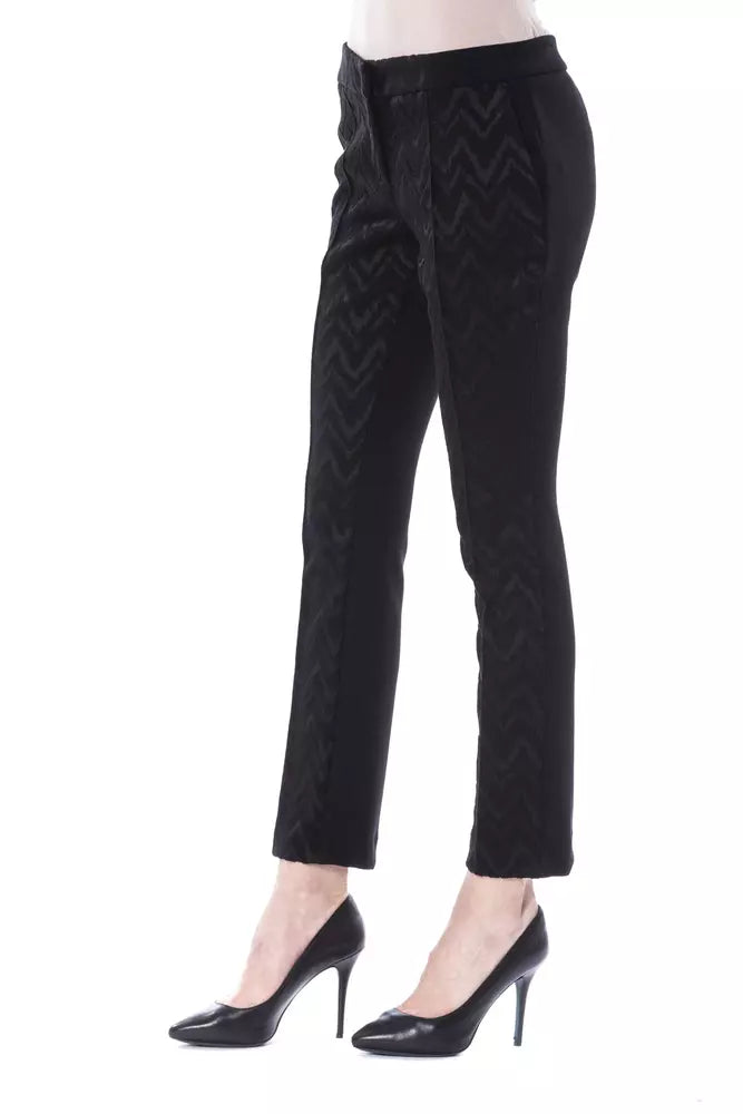 Elegant Slim Fit Patterned Pants