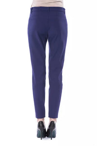 Thumbnail for Chic Slim Fit Trousers with Zip Pockets