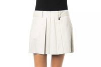 Thumbnail for Chic Tulip Gray Cotton-Blend Skirt