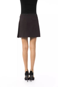 Thumbnail for Chic Brown Tulip Short Skirt
