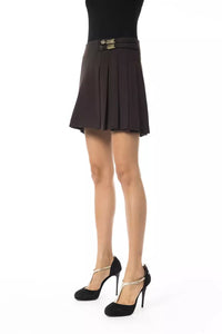 Thumbnail for Chic Brown Tulip Short Skirt