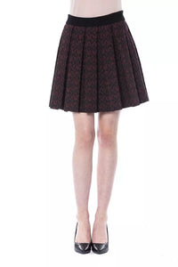 Thumbnail for Chic Tulip Brown Skirt - Cotton Blend Elegance
