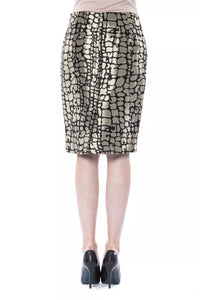 Thumbnail for Elegant Gold Tube Short Skirt