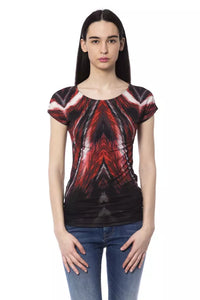Thumbnail for Chic Multicolor Printed Round Neck Tee