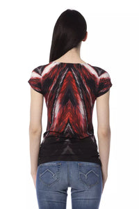 Thumbnail for Chic Multicolor Printed Round Neck Tee