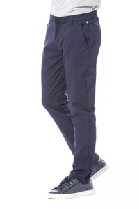 Thumbnail for Elegant Blue Classic Trousers