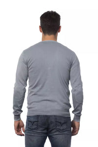 Thumbnail for Elegant Gray Cotton Cardigan for Men