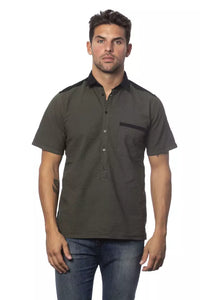 Thumbnail for Verri Army Regular Fit Cotton Blend Shirt