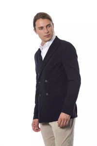 Thumbnail for Elegant Double Breasted Blazer in Blue