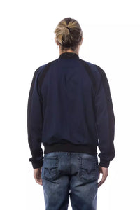 Thumbnail for Sleek Blue Bomber Jacket - Tailored Fit